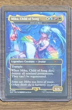 MTG Miku, Child of Song - Child of Alara Non-Foil Secret Lair Drop NM - Image 2