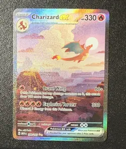 Pokemon TCG Charizard ex SIR Grading Contender 199/165 Sv2a 151 Holo EX - Image 1