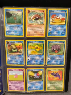 Fossil Set Complete Common and Uncommon Pokemon Cards Bundle 1999 WOTC Vintage - Image 5