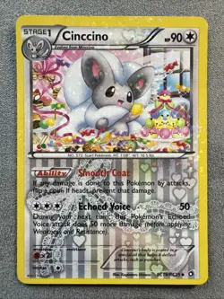 Pokemon TCG Cinccino RC19/RC25 Legendary Treasures: Radiant Collection Holo - Image 1