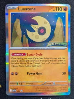 Lunatone - 004 ME: Mega Evolution Promo Pokemon NM Normal - Image 1