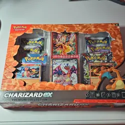 Pokemon Charizard EX Premium Collection Box Sealed English 2023 - Image 1