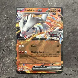 2025 Pokemon Unova Heavy Hitters UPC White Flare Reshiram EX #020/086 - Image 1