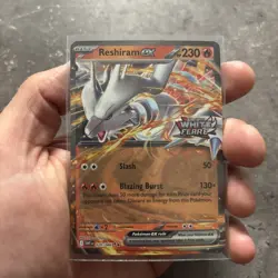 2025 Pokemon Unova Heavy Hitters UPC White Flare Reshiram EX #020/086 - Image 4
