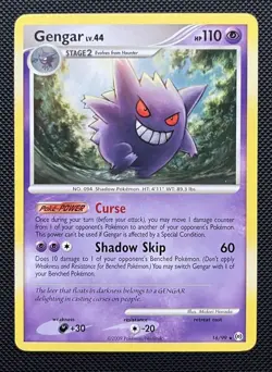 Gengar - 16/99 - Diamond & Pearl - Arceus - Non Holo - Pokemon TCG 2009 - LP - Image 1