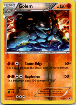 Golem 45/83 Generations Pokemon TCG LP Reverse Holo - Image 1