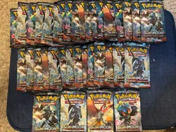 Pokemon Sun & Moon Burning Shadows Pack lot (36 Packs) Sealed - Image 1