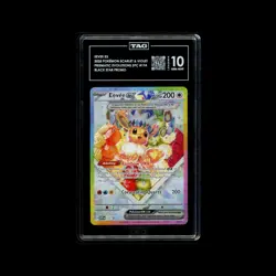 2025 Pokemon SV Prismatic Evolutions #174 Eevee EX Black Star Promo TAG 10 8th!! - Image 1