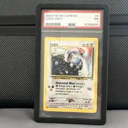 Pokemon Lugia Holo PSA 7 Neo Genesis Holo Rare 9/111 - Image 1