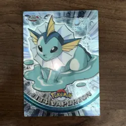 Vaporeon Foil Topps ChromePokemon TV Animation Edition Series 3 #134 1995 - Image 1