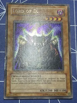 Yu-Gi-Oh Lord of D. BPT-004 Limited Edition Secret Rare Card MP - Image 2