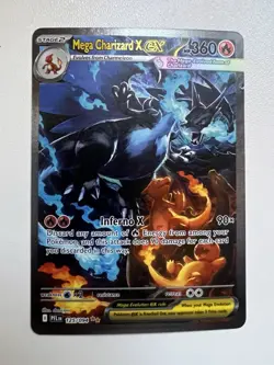 Pokemon Mega Charizard X EX 125/094 Slightly Damaged - Image 1