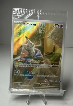 Mimikyu Paldean Fates ETB Black Star Promo Pokemon SVP075 English - SEALED 🔥 - Image 1