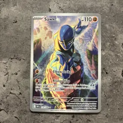 Sawk - 130/086 - Illustration Rare White Flare - Pokemon (NM) - Image 1