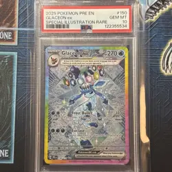 Pokemon 2025 Glaceon ex 150/131 SIR Prismatic Evolutions GEM MINT PSA 10 - Image 1