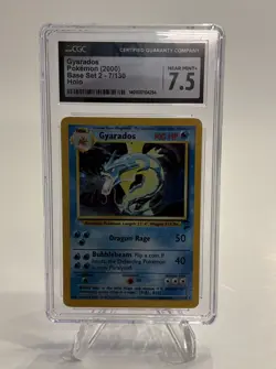 Gyarados Pokemon (1999) Base Set - 7/130 CGC Near Mint 7.5 - Image 1
