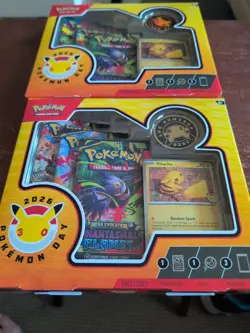 POKEMON TCG 30TH ANNIVERSARY. FACTORY SEALED COLLECTION BOX LOT OF 2 - Image 1