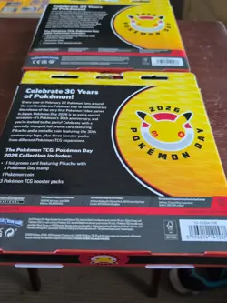 POKEMON TCG 30TH ANNIVERSARY. FACTORY SEALED COLLECTION BOX LOT OF 2 - Image 5