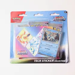 Pokemon TCG Scarlet & Violet Prismatic Evolutions Glaceon Tech Sticker - Image 1