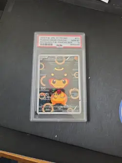 Replica Pokemon Poncho-Wearing Pikachu Rayquaza XY-P 231/XY-P Holo PSA 10 - Image 3