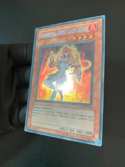 YU-GI-OH! ELEMENTAL HERO LADY HEAT SECRET RARE PP02-EN008 ENGLISH EX/NM - Image 2