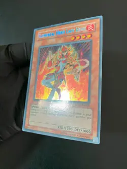 YU-GI-OH! ELEMENTAL HERO LADY HEAT SECRET RARE PP02-EN008 ENGLISH EX/NM - Image 3
