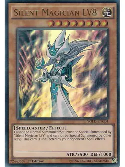 Yugioh - Silent Magician LV8 (Ultra Rare) (Unlimited) - YGLD-ENC04 P - Image 1