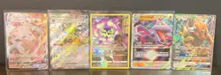 Pokemon Card Lot Of 5 Full Art Vmax Ex Gx Vstar - Image 1