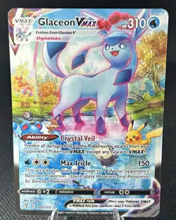 Pokemon TCG Glaceon VMAX Evolving Skies Secret Rare Alt Art Card 209/203 - Image 1
