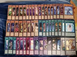 Yugioh 51 Card Lightsworn Tearlament Deck Core Horus Reinoheart Kashtira Minerva - Image 1