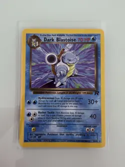 Vintage Pokemon TCG Dark Blastoise Team Rocket card 2000s - Image 1