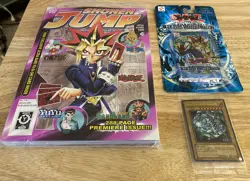 Yu-Gi-Oh! Legend of Blue Eyes pack & Shonen Jump Issue 1 Sealed w/ card & BEWD - Image 1