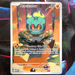 Marshadow 146/132 - Mega Evolutions Holo Illustration Rare Pokemon Card - NM - Image 1