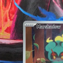 Marshadow 146/132 - Mega Evolutions Holo Illustration Rare Pokemon Card - NM - Image 5