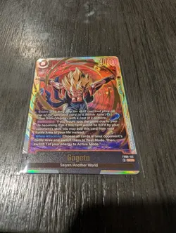 Dragon Ball Super Card Game Fusion World Dual Evolution Gogeta FB09-122 SCR STAR - Image 1