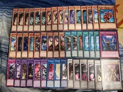 Yugioh 47 Card Fabled Fiendsmith Deck Core Engraver Levilazebul Grimro - Image 1