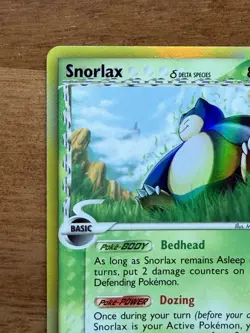 Snorlax Delta Species 10/101 EX Dragon Frontiers 2006 Pokemon Card Rare NM - Image 5