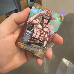 Portgas D Ace No.03-34 Secret Mission One Piece One Py Berry Match Card Japanese - Image 1