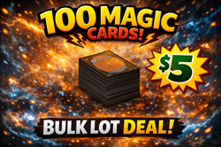 Magic the Gathering bulk lot, 100 cards for only $5 - Image 1