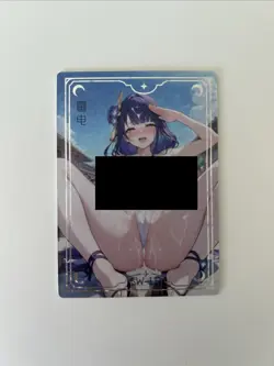 Raiden Shogun SW-16 Illustration Liquid Fantasy Card Set Genshin Impact - Image 1