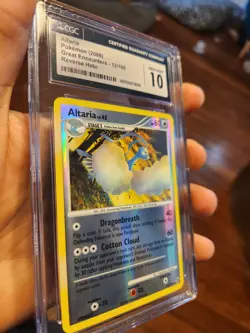 CGC 10 GEM MINT Pokemon Altaria Reverse Holo 12/106 Great Encounters 2008 Card - Image 2
