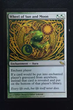 Magic The Gathering MTG WHEEL OF SUN AND MOON Shadowmoor MP Moderately Played - Image 1
