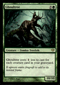 Ghoultree FOIL Dark Ascension NM Green Rare MAGIC THE GATHERING - Image 1