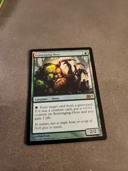MTG Magic the Gathering Scavenging Ooze (195/262) Magic 2014 NM FOIL w11 - Image 1