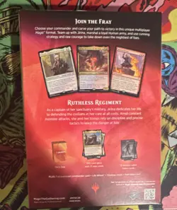 Magic: The Gathering Commander Ruthless Regiment Deck Sealed New Unopened - Image 2