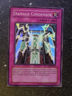 Yugioh Cards: DAMAGE CONDENSER SOI SUPER RARE # 4A77 - Image 1