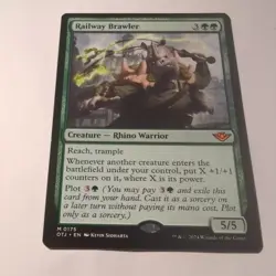 Railway Brawler - Outlaws of Thunder Junction - MTG - Image 1