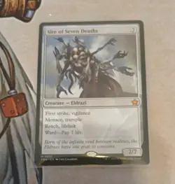 Sire of Seven Deaths Foundations Pack Fresh MTG MINT 🔥 - Image 1
