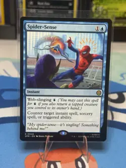 Spider-Sense MTG Magic the Gathering R Marvel's Spider-Man 46 NM - Image 1
