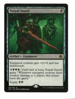 MTG Vorpal Sword Adventures in the Forgotten Realms Magic The Gathering TCG - Image 1